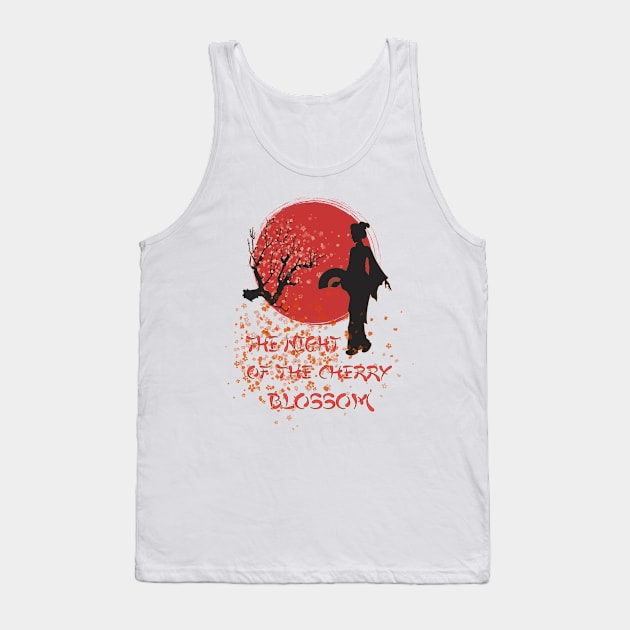 The night of the cherry blossom Tank Top by KrasiStaleva